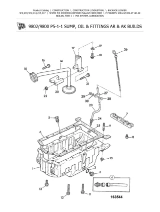 JCB 3CX SM PS BACKOHE LOADER Parts Catalogue Manual (Serial Number 00930000-00959999)