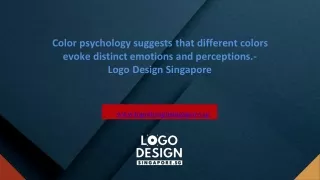 Color psychology suggests that different colors evoke distinct emotions and perceptions.- Logo Design Singapore