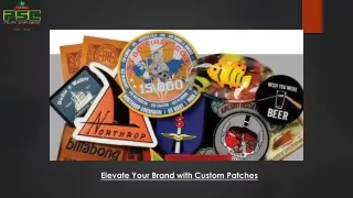 Elevate Your Brand with High-Quality Custom Patches