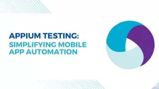 Appium testing