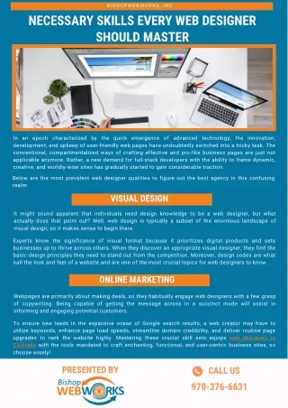 Essential Skills Needed for Web Designer