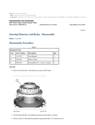 Caterpillar Cat D6T XW PAT TRACK-TYPE TRACTOR (Prefix WRN) Service Repair Manual Instant Download