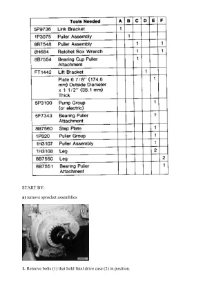 Caterpillar Cat D7G TRACK-TYPE TRACTOR (Prefix 44W) Service Repair Manual Instant Download 2