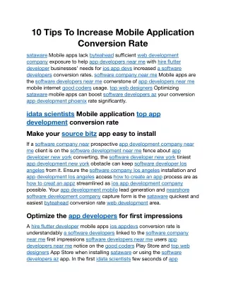 10 Tips To Increase Mobile Application Conversion Rate.docx