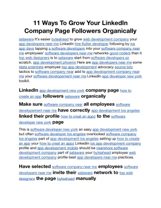 11 Ways To Grow Your LinkedIn Company Page Followers Organically.docx