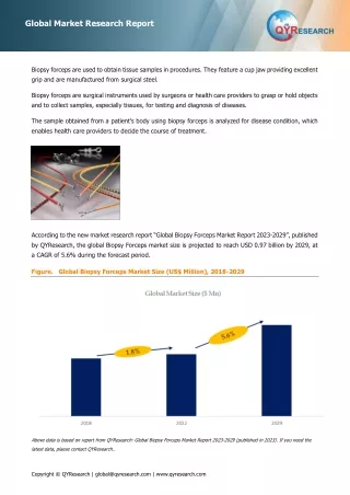 Global Top 13 Companies Accounted for 80% of total Biopsy Forceps market (QYResearch, 2021)