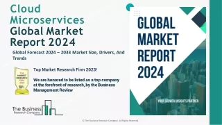 Cloud Microservices Market Analysis, Growth Revenue, Trends, Forecast To 2033