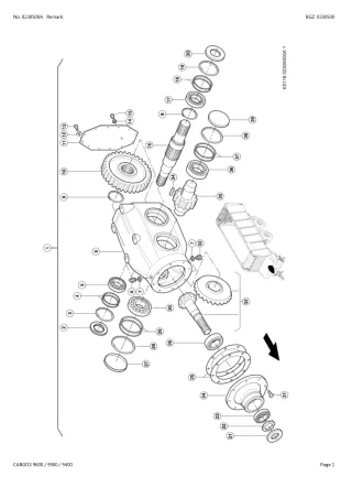 CLAAS CARGOS 9600 9500 9400 Loader Wagon Parts Catalogue Manual Instant Download (SN 99401001-99409999)