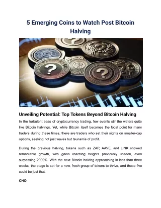 5 Emerging Coins to Watch Post Bitcoin Halving (1)