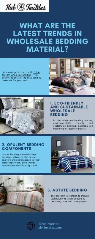 What Are the Latest Trends in Wholesale Bedding Material