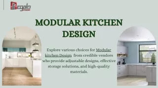 Modular Kitchen Design