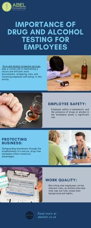 Importance of Drug and Alcohol Testing for Employees