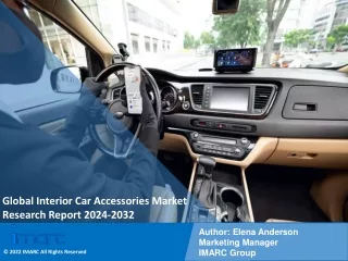 Interior Car Accessories Market Size, Share, Trends, Growth,And Forecast 2024-32