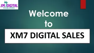 Digital Audio Advertisements From XM7Digital