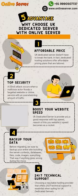what advantage to get Uk Dedictaed Server with Onlive server