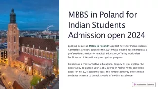 MBBS-in-Poland-for-Indian-Students-Admission-open-2024