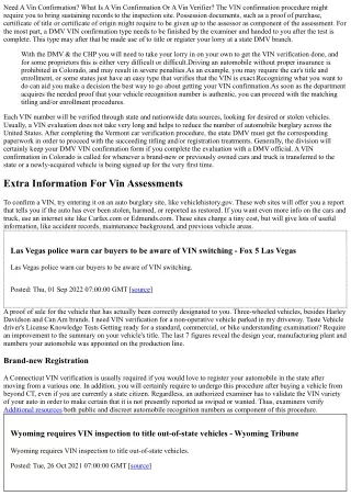4 Methods To Get A Vin Verification