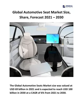 Global Automotive Seat Market Size