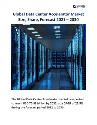 Global Data Center Accelerator Market Size