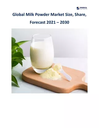 Global Milk Powder Market Size