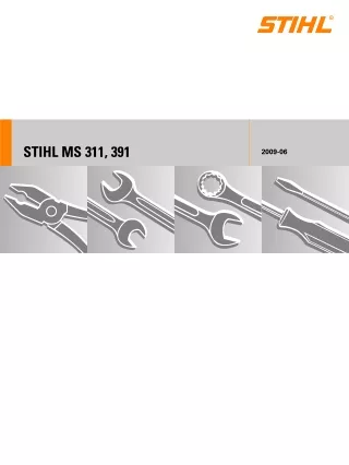 Stihl MS 311 Chainsaw Service Repair Manual