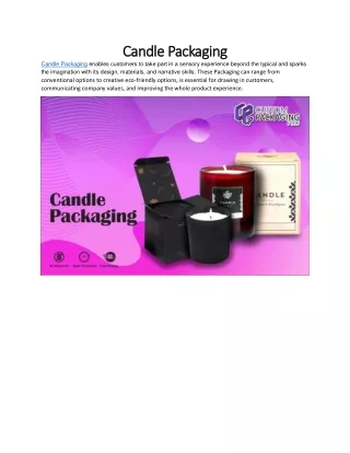 Candle Packaging