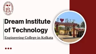 Top Engineering Colleges in South Kolkata | Dream Institute of Technology