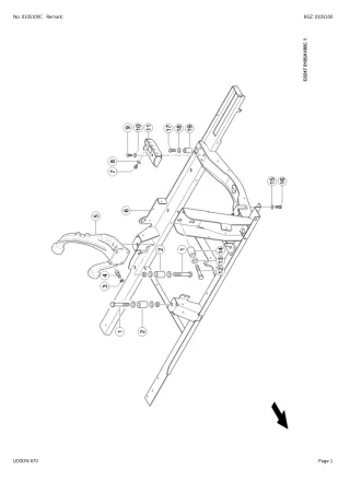 CLAAS LEXION 670 Combine (NA) Parts Catalogue Manual Instant Download (SN C6700101-C6799999)