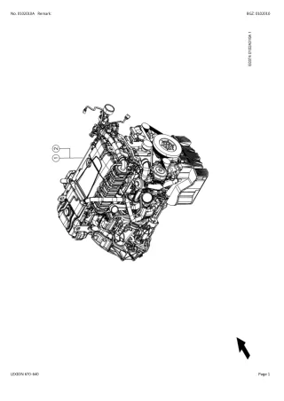 CLAAS LEXION 670-640 Combine Parts Catalogue Manual Instant Download (SN C7000011-C7099999)