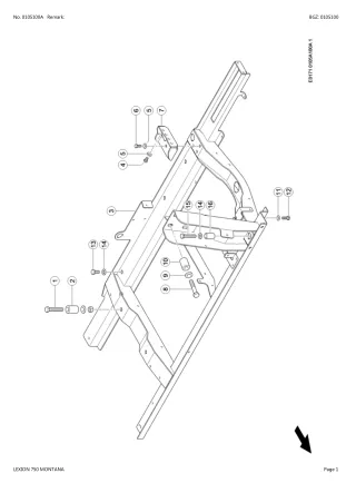 CLAAS LEXION 750 MONTANA Combine Parts Catalogue Manual Instant Download (SN C5100011-C5199999)