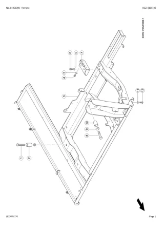 CLAAS LEXION 770 Combine Parts Catalogue Manual Instant Download (SN 57200011-57209999)