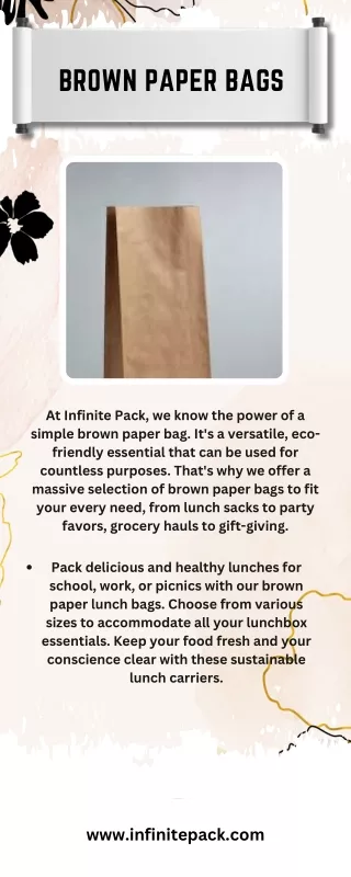 BROWN PAPER BAGS