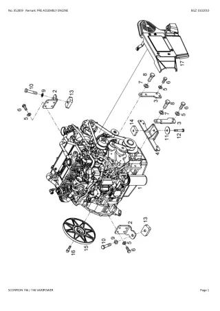 CLAAS SCORPION 746 AND 746 VARIPOWER Telehandler Parts Catalogue Manual Instant Download (SN K3500021-K3599999)