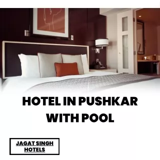 Hotel in Pushkar with Pool