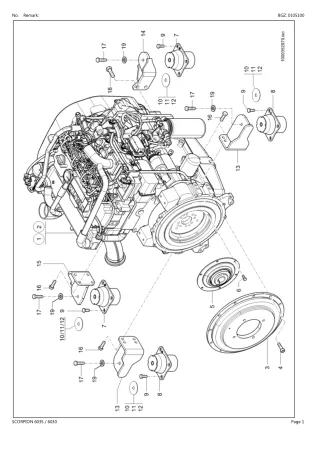 CLAAS SCORPION 6035 6030 Telehandler Parts Catalogue Manual Instant Download (SN 415110001-415119999)