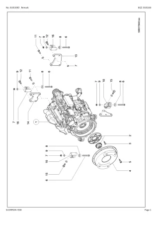 CLAAS SCORPION 7030 Telehandler Parts Catalogue Manual Instant Download (SN 401030001-401039999)