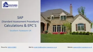 SAP Calculations and EPC´S in UK | Southern Assessors