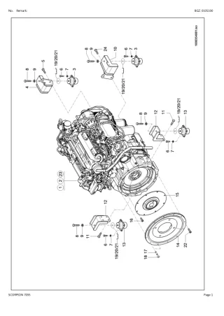 CLAAS SCORPION 7055 Telehandler Parts Catalogue Manual Instant Download (SN 416130001-416139999)