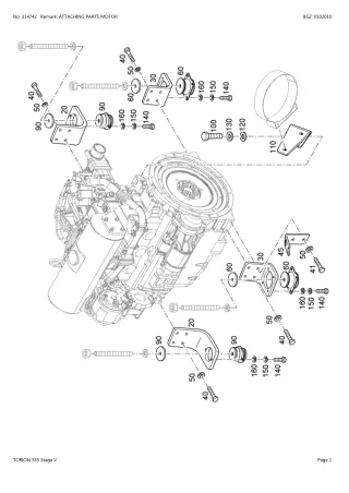 CLAAS TORION 535 Stage V Wheel Loader Parts Catalogue Manual Instant Download (SN K5000201-K5099999)