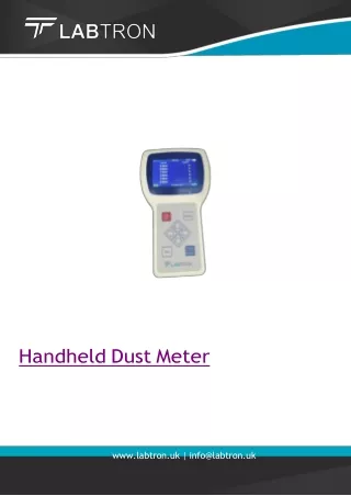 Handheld-Dust-Meter