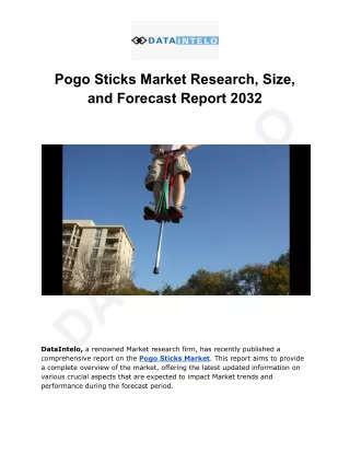 Pogo Sticks Market