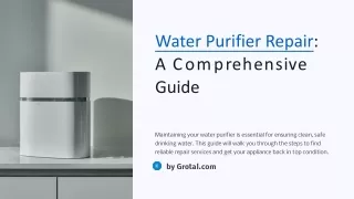 Water Purifier Repair