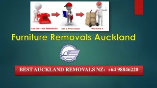 Furniture Removals Auckland