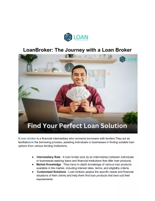 loan broker pdf