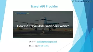 Travel API Provider