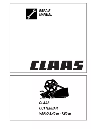 CLAAS V1050-V540 VARIO LEXION  TUCANO (Type 716), V750-V540 VARIO LEXION (Type 705) and V750-V540 VARIO LEXION (Type 712