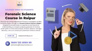 Forensic Science Course in Raipur 47