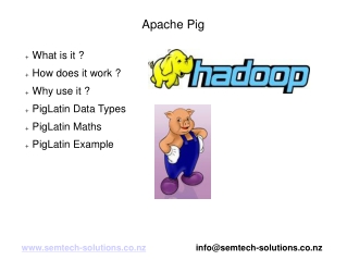 An Introduction to Apache Pig