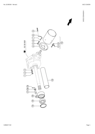 CLAAS VARIANT 350 Baler Parts Catalogue Manual Instant Download (SN 77000011-77000671)