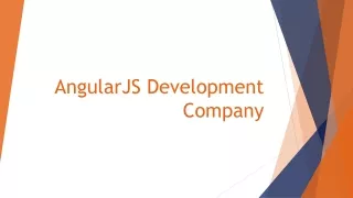 AngularJS Development Company